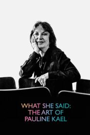 What She Said: The Art of Pauline Kael 2019 on netflix