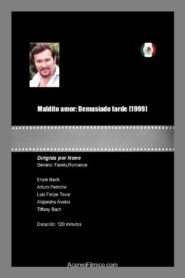 Maldito amor: Demasiado tarde 1999 on netflix