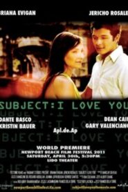 Subject: I Love You 2011 on netflix