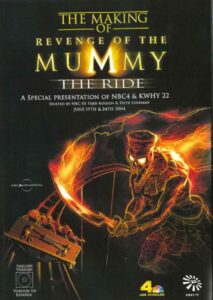 The making of Revenge of the Mummy – The Ride 2004 on netflix