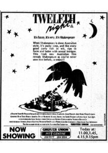 Twelfth Night 1987 on netflix