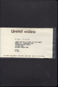Pink Floyd – Would You Buy A Ticket To This Show? 1988 on netflix