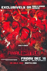 ROH: Final Battle 2023 on netflix