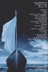 The Supernatural Experience Tour 1999 on netflix
