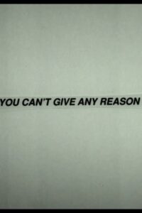 You Can’t Give Any Reason 1992 on netflix