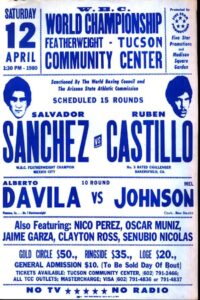 Salvador Sanchez vs. Ruben Castillo 1980 on netflix
